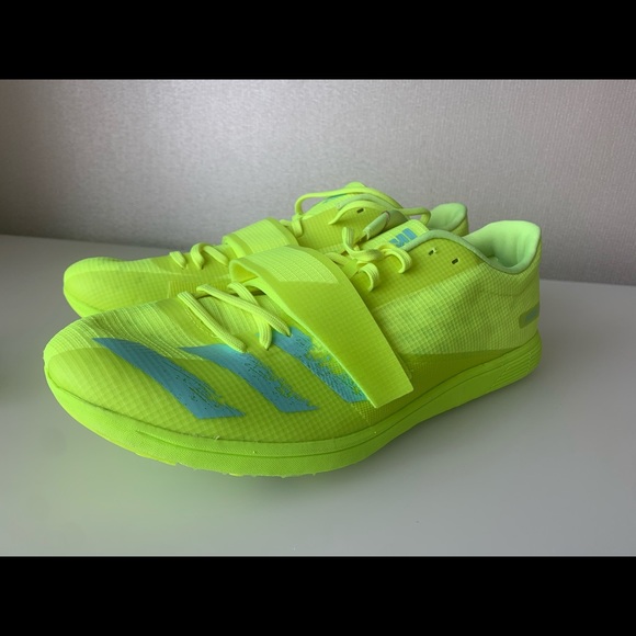ADIDAS ADIZERO TJ PV TRIPLE JUMP POLE VAULT TRACK SIZE 15 M Lime Green FW2242 - Picture 5 of 12
